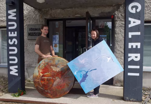 Vana-V&otilde;romaa kunstnig&otilde; kink tet&auml;s vallal&otilde; V&otilde;ro liina s&uuml;nn&uuml;p&auml;&auml;v&auml;l