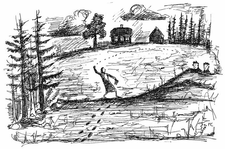 Kivvega «eläjide» vasta