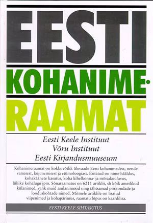 Aasta keeletego – kotussõnimeraamat