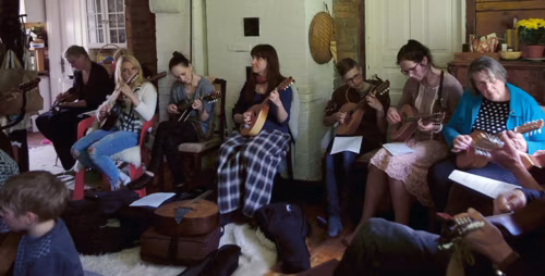 Mandoliine mäng Humalistõ talon