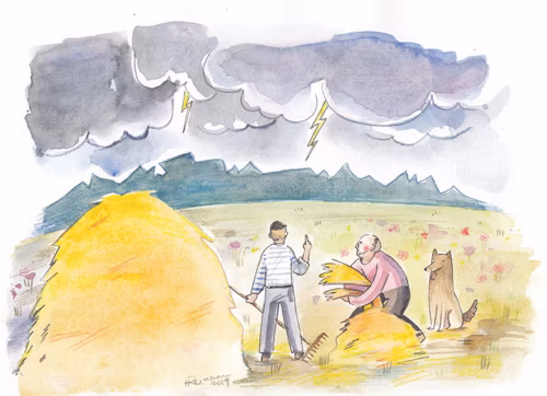 Suur piksetorm Rammuka k&uuml;l&auml;h