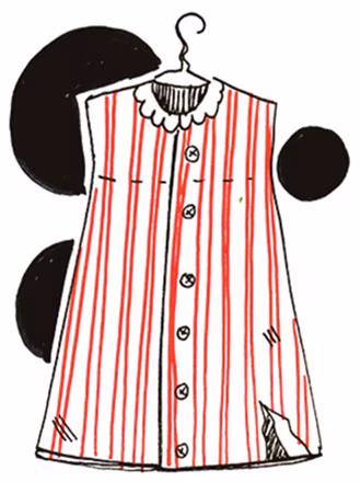 Kümme kleiti. Edimäne kleit