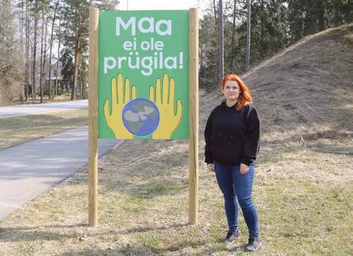 Antsla noorõ härgütäse Maad prügü iist hoitma