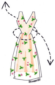 K&uuml;mme kleiti. 6. kleit