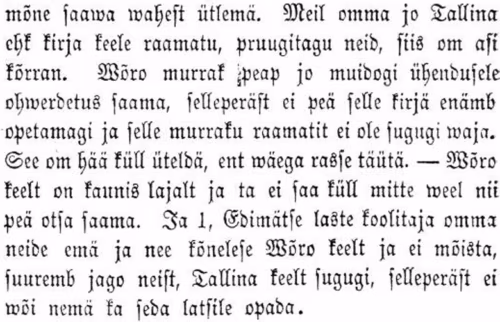 Paar vanna kilstakõist võro keele häötämise luust